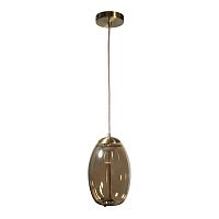 Светильник подвесной LED Knot 8135-A LOFT IT янтарный 1 лампа, основание золотое в стиле современный лофт выдувное