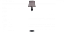 Торшер BRISTOL F897.1 Lucia Tucci  серый 1 лампа, основание чёрное в стиле современный
