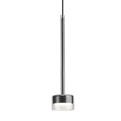 Светильник подвесной Tonic 7874 Mantra прозрачный 1 лампа, основание чёрное в стиле современный  фото 2