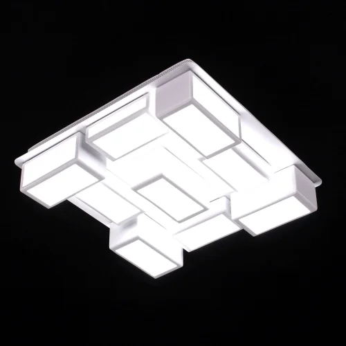 Светильник потолочный LED Синто CL711135 Citilux серебряный серый белый 1 лампа, основание серое хром в стиле модерн  фото 2