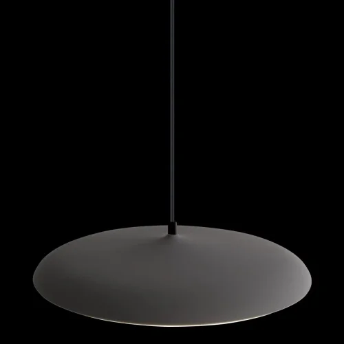 Светильник подвесной LED Plato 10119 Grey LOFT IT белый серый 1 лампа, основание чёрное в стиле современный  фото 4