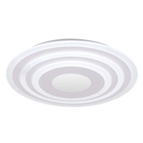 Люстра потолочная LED с пультом Melody FR6014CL-L98W Freya белая на 1 лампа, основание белое в стиле современный хай-тек с пультом фото 2