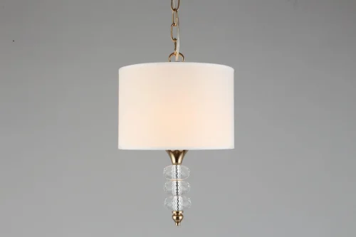 Светильник подвесной Franula APL.724.06.01 Aployt белый 1 лампа, основание золотое в стиле классический  фото 5