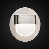 Светильник точечный для лестницы LED Скалли CLD006R1 Citilux белый хром 1 лампа, основание хром в стиле современный подсветка для лестниц и ступеней