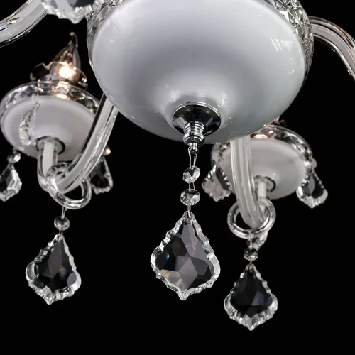 Люстра подвесная Марена CL352160 Citilux без плафона на 6 ламп, основание белое в стиле современный классический  фото 4