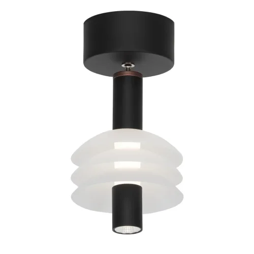 Светильник подвесной LED Майя CL202011 Citilux белый 1 лампа, основание чёрное в стиле хай-тек современный  фото 2
