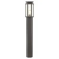 Парковый светильник GINO 4048/1F Odeon Light уличный IP44 серый 1 лампа, плафон прозрачный в стиле современный E27
