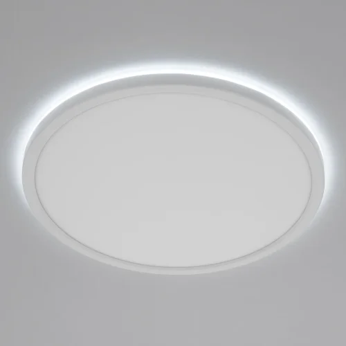 Светильник потолочный RGB LED с пультом Basic Line CL738320EL Citilux белый 1 лампа, основание белое в стиле современный хай-тек с пультом фото 3