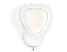 Бра с выключателем LED FA9557 Ambrella light белый 1 лампа, основание белое в стиле современный хай-тек 