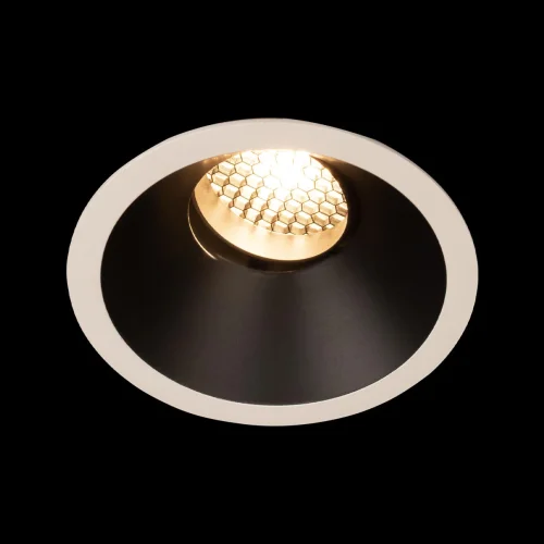Светильник точечный LED Comb 10330/E White Black LOFT IT чёрный 1 лампа, основание белое в стиле современный хай-тек круглый фото 2