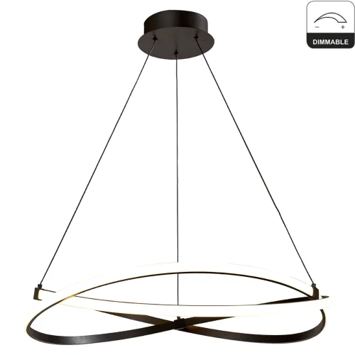 Светильник подвесной LED INFINITY 5810 Mantra коричневый 1 лампа, основание коричневое в стиле хай-тек  фото 5