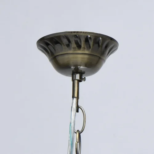 Люстра подвесная Аврора 371016105 DeMarkt без плафона на 5 ламп, основание античное бронза в стиле классический  фото 13