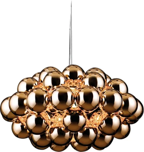 Светильник подвесной Baly 8825P/1 RGL iLamp золотой розовый 1 лампа, основание розовое золотое в стиле современный арт-деко шар фото 6