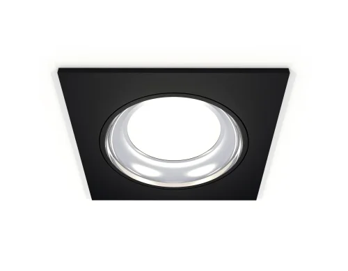 Светильник точечный Techno Spot XC XC7632061 Ambrella light чёрный 1 лампа, основание чёрное в стиле современный хай-тек квадратный