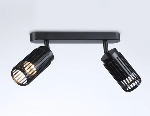 Спот с 2 лампами TN51685 Ambrella light чёрный GU10 в стиле хай-тек современный  фото 3