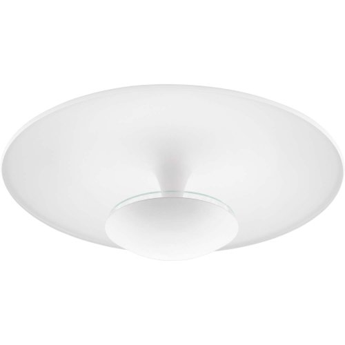 Люстра потолочная LED TORONJA 95487 Eglo белая на 1 лампа, основание белое в стиле модерн 