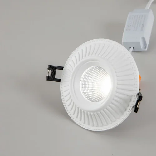 Светильник точечный LED Дзета CLD042NW0 Citilux белый 1 лампа, основание белое в стиле классический современный  фото 4