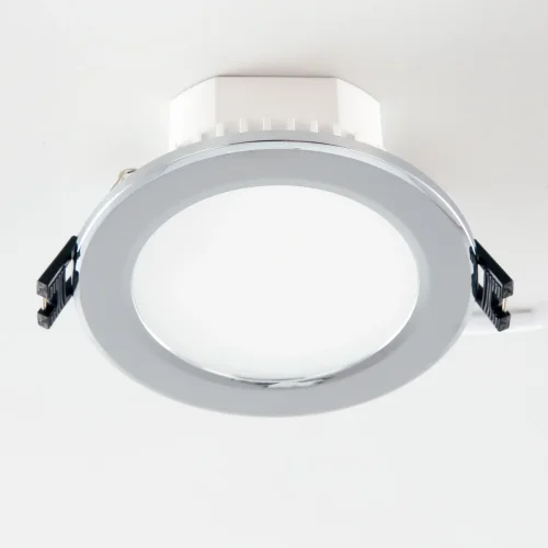 Светильник точечный LED Акви CLD008111V Citilux хром 1 лампа, основание хром в стиле современный круглый фото 5
