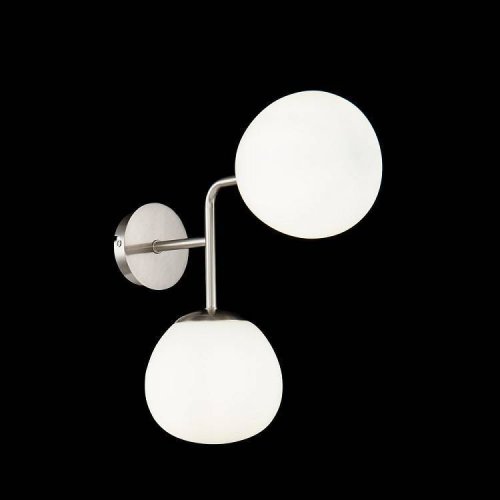 Бра Erich MOD221-WL-02-N Maytoni белый на 2 лампы, основание никель в стиле современный  фото 2