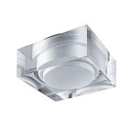 Светильник точечный Светодиодный ARTICO 070244 Lightstar Италия белый прозрачный 1 лампа, основание серое хром в стиле хай-тек 