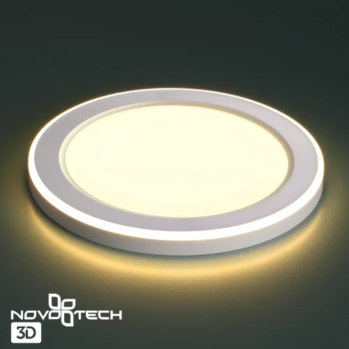 Светильник точечный LED Span 359020 Novotech белый 1 лампа, основание белое в стиле хай-тек  фото 9