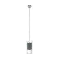 Светильник подвесной Norumbega 97954 Eglo серый белый 1 лампа, основание белое в стиле современный 