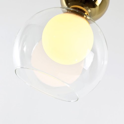 Светильник подвесной Alliance 2730-1P Favourite прозрачный 1 лампа, основание золотое в стиле современный  фото 4