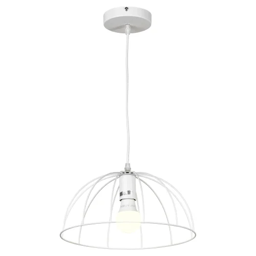 Светильник подвесной Lattice GRLSP-8214 Lussole без плафона 1 лампа, основание белое в стиле современный 