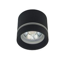 Светильник накладной LED Gita APL.0043.19.05 Aployt  1 лампа, основание чёрное в стиле хай-тек современный круглый