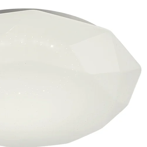 Светильник потолочный LED DIAMANTE 5935 Mantra белый 1 лампа, основание белое в стиле современный  фото 4