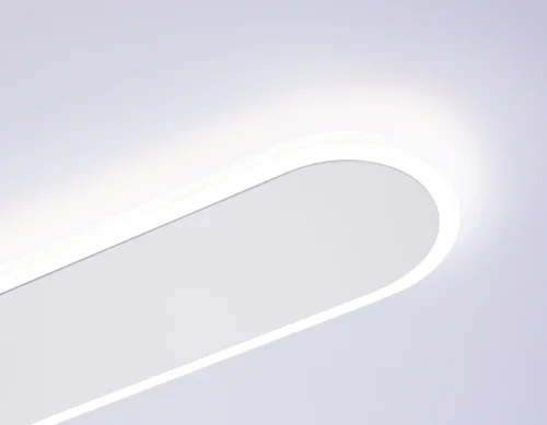 Светильник потолочный LED FL51445 Ambrella light белый 1 лампа, основание белое в стиле современный хай-тек линейный фото 7