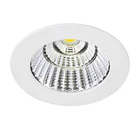 Светильник точечный LED SOFFI 212416 Lightstar белый 1 лампа, основание белое в стиле классический 