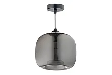 Светильник подвесной Dego E 1.P2 M Arti Lampadari чёрный серый 1 лампа, основание чёрное в стиле современный 