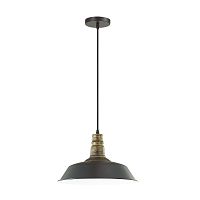 Светильник подвесной лофт STIG 3677/1 Lumion чёрный 1 лампа, основание чёрное в стиле лофт 