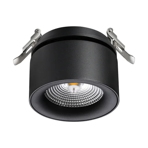 Светильник точечный LED Groda 358783 Novotech чёрный 1 лампа, основание чёрное в стиле современный  фото 3