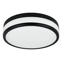 Светильник потолочный LED Led Palermo 900846 Eglo белый 3 лампы, основание чёрное в стиле хай-тек современный 