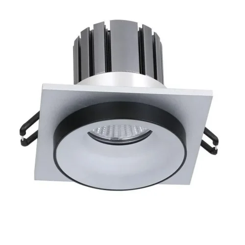Светильник точечный Diversa 2889-1C Favourite чёрный 1 лампа, основание серебряное в стиле современный 