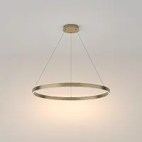 Светильник подвесной LED Rim MOD058PL-L42BS3K Maytoni латунь 1 лампа, основание латунь в стиле модерн хай-тек кольца