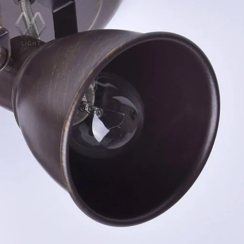 Светильник потолочный лофт Ринген 547020403 MW-Light коричневый 3 лампы, основание коричневое в стиле лофт  фото 5