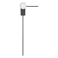 Бра Meridian 10132/H Black LOFT IT белый 1 лампа, основание чёрное в стиле хай-тек 