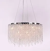 Люстра подвесная 10918/C new Newport прозрачная на 18 ламп, основание хром в стиле современный Люстра подвесная 10918/C new Newport прозрачная на 18 ламп, основание хром в стиле современный