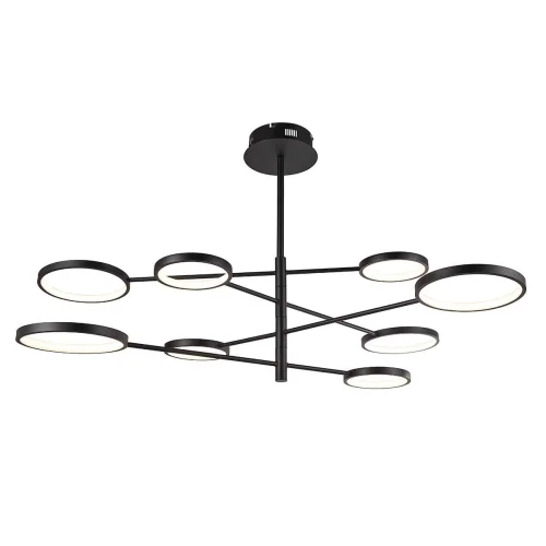 Люстра потолочная LED Run V5071-CL Moderli чёрная на 1 лампа, основание чёрное в стиле современный  фото 3