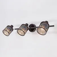 Спот с 3 лампами Робин CL535635 Citilux янтарный коричневый венге бежевый E14 в стиле современный 