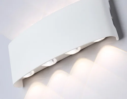 Настенный светильник LED ST4461 Ambrella light уличный IP65 белый 1 лампа, плафон белый в стиле хай-тек современный LED фото 3