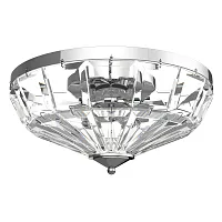 Люстра потолочная Facet MOD094CL-04CH Maytoni прозрачная на 4 лампы, основание хром в стиле классический 