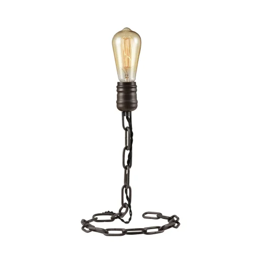 Настольная лампа лофт Максвелл CL446811 Citilux без плафона 1 лампа, основание коричневое металл в стиле лофт 