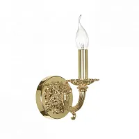 Бра Pavia E 2.1.1 G Arti Lampadari без плафона 1 лампа, основание золотое в стиле классический 