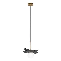 Светильник подвесной Monro 10213/B Black LOFT IT белый 1 лампа, основание золотое в стиле современный 