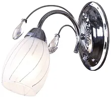 Бра  768-101-01 Velante белый 1 лампа, основание хром в стиле классический 