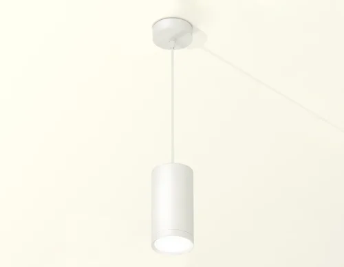Светильник подвесной XP8161011 Ambrella light белый 1 лампа, основание белое в стиле хай-тек трубочки фото 4